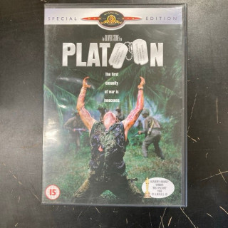 Platoon - nuoret sotilaat (special edition) DVD (M-/M-) -sota-